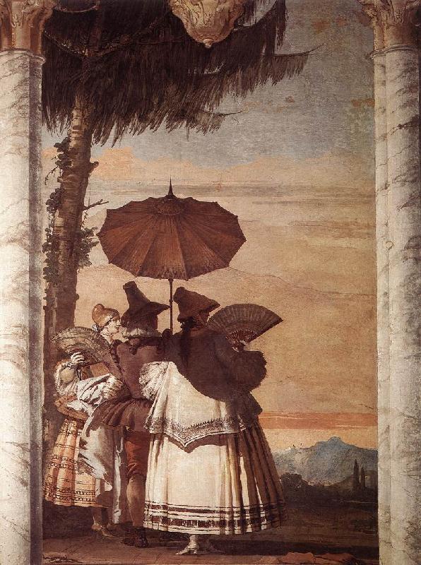 TIEPOLO, Giovanni Domenico Summer Stroll r France oil painting art